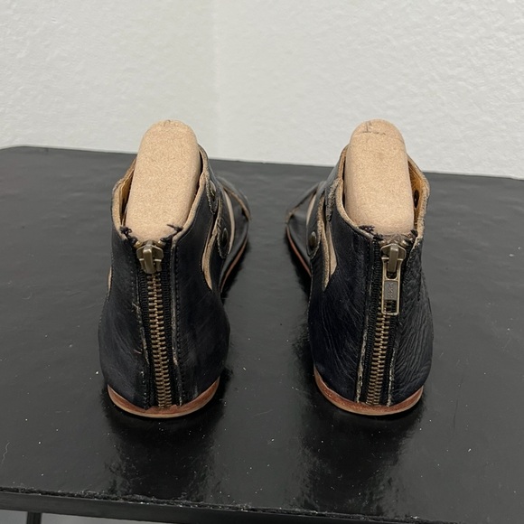 Suto genuine leather sandal size 8 black - Picture 4 of 6